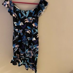 Dress, size 4-6, silver bloom
